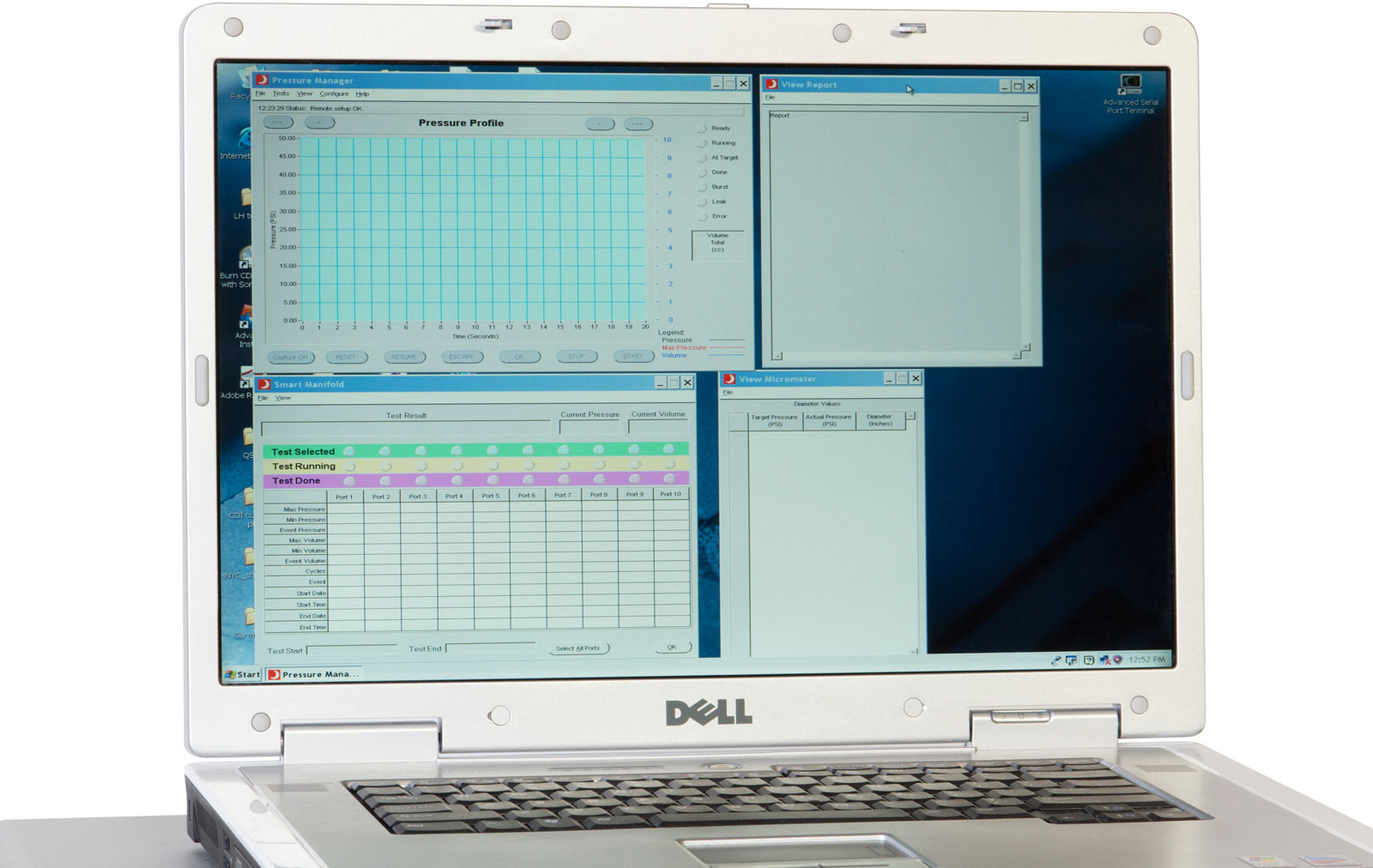 Hydraulic Burst Leak Tester Accessories Crescent Design